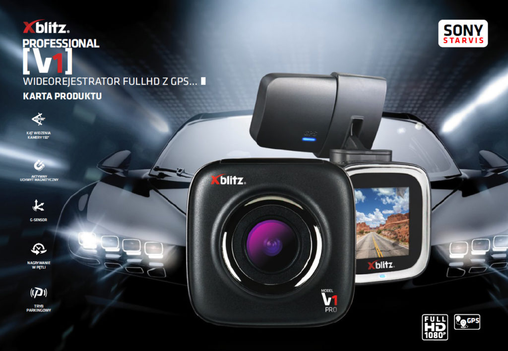 Test kamery samochodowej Xblitz V1 Professional Magnetic 19